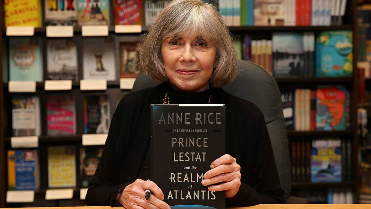 Gothic novelist Anne Rice dies at age 80