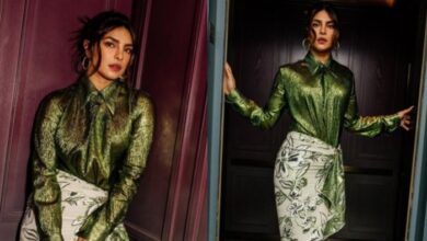 Photo of ‘The Matrix Resurrections:’ Priyanka Chopra drops jaws in green outfit for ‘final press day’