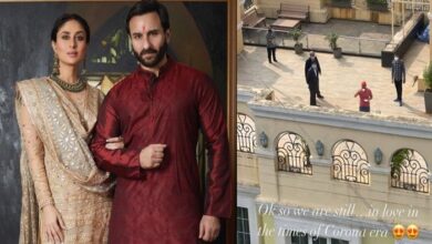 Photo of Kareena Kapoor showers love on hubby Saif Ali Khan amid her quarantine