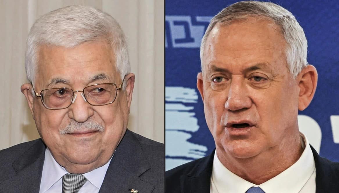Palestinian Leader Abbas Visits Israel's Gantz in Rare Trip