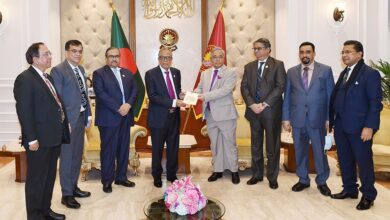 Photo of Chief justice, other judges meet President at Bangabhaban