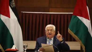 Photo of Palestinian president calls on Israel to revive stalled Mideast peace process