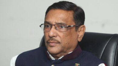 Photo of Obaidul Quader released from hospital