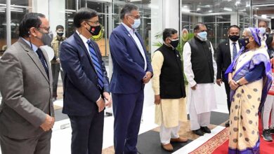 Photo of PM returns home