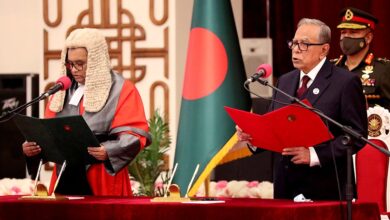 Photo of President administers Hasan Foez Siddique’s oath as CJ