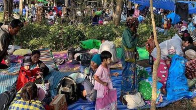 Photo of Myanmar fighting forces 4,200 people to flee into Thailand