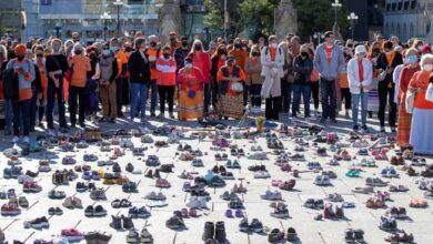 Photo of 93 potential graves found at Canada school site