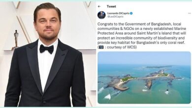 Photo of Leonardo DiCaprio greets Bangladesh on new marine protected area around St Martin’s