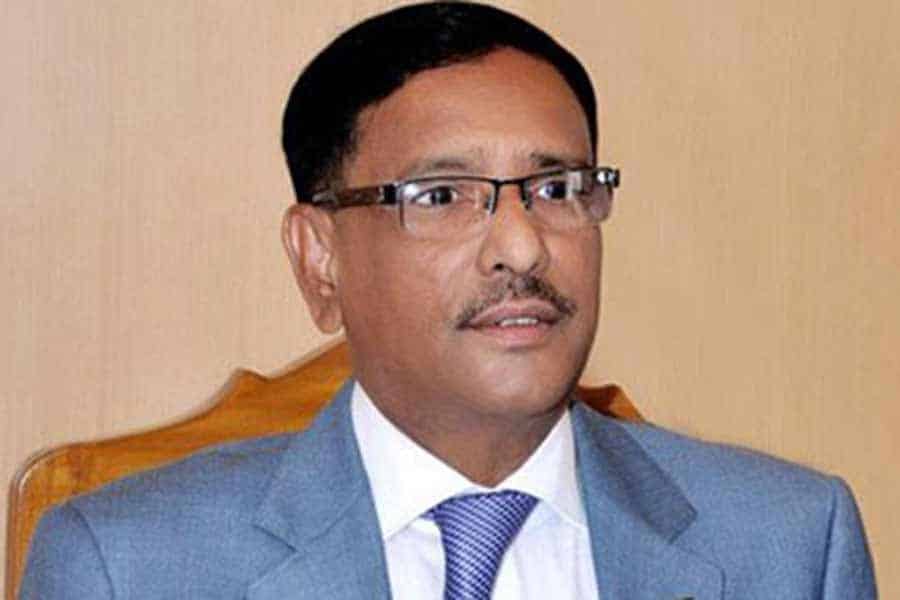 BNP is getting derailed from mainstream politics, Obaidul Quader says