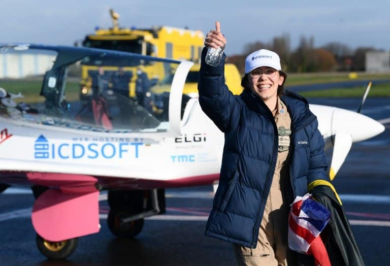 Teen pilot completes round-the-world feat