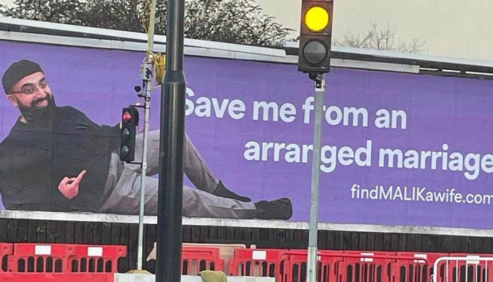 Save me from an arranged marriage: Bachelor advertises himself on big billboards