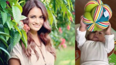 Photo of Dia Mirza’s offers first glimpse at her son in latest post