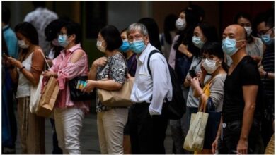 Photo of Hong Kong airport bans transit passengers from most of world
