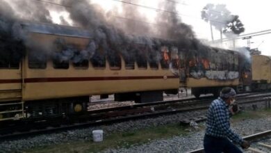 Photo of Indian job seekers burn train, cars following alleged recruitment failures