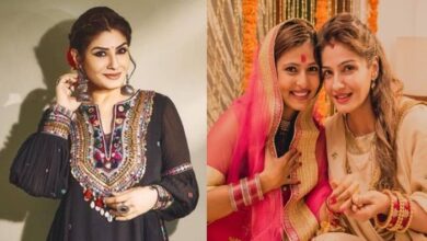 Photo of Raveena Tandon wishes daughter Chaya on her wedding anniversary with adorable post