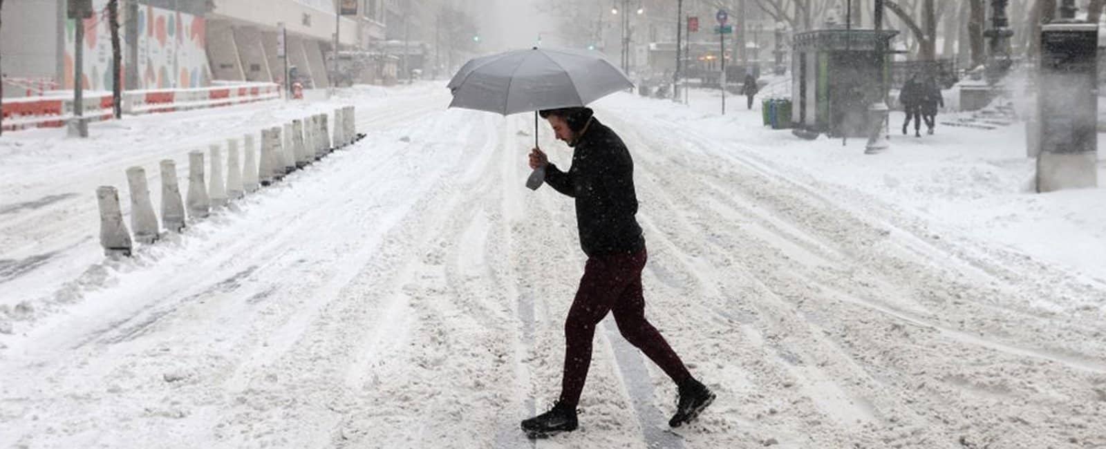 'One for the record books': US East Coast blanketed in snow