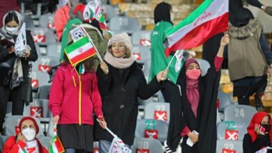 Photo of Women attend Iran-Iraq match in Tehran stadium