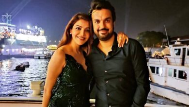 Photo of Kajal Aggarwal and husband Gautam Kitchlu set to become parents: ‘Here’s looking at you 2022’