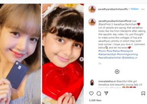 Aishwarya Rai's daughter Aaradhya Bachchan compared to BLACKPINK's Lisa in viral pics