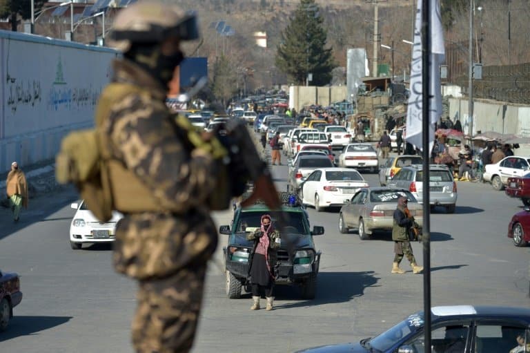 Afghan women rally at Taliban approved protest