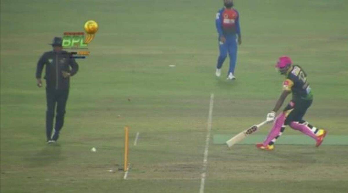 BPL 2022: Andre Russell dismissed in a freak run-out