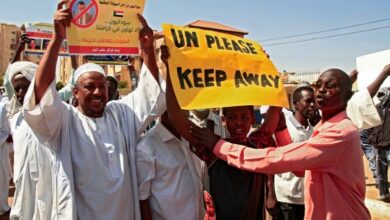 Photo of Sudanese rally against UN bid to resolve post-coup crisis