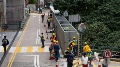 Photo of Hong Kong university covers up Tiananmen crackdown tribute