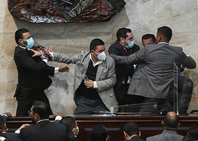 Fists fly in Honduran Congress ahead of new president's inauguration