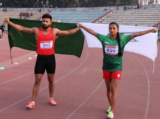 Two new national records set on 1st day at national athletics