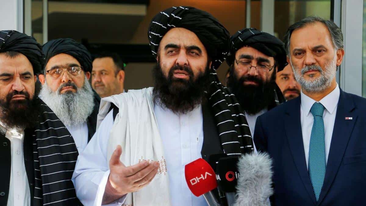 Taliban foreign minister in first trip to Iran