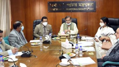 Photo of 1st meeting of Film Artists Welfare Trust held