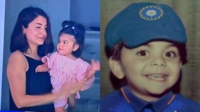 Photo of Anushka Sharma, Virat Kohli’s daughter Vamika’s face revealed; fans say, ‘Carbon copy of papa’