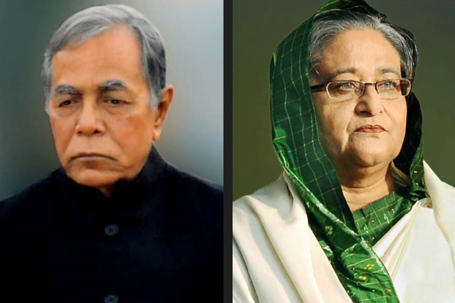 President & PM mourns death of Justice Nazmul Ahasan