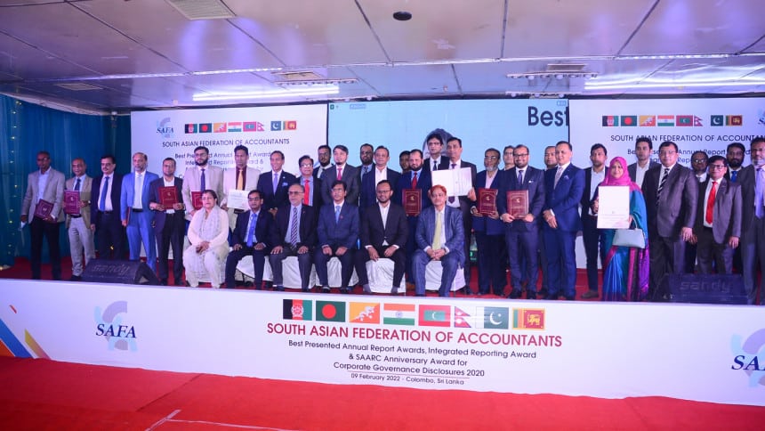 Bangladeshi entities received 21 awards in 'SAFA Best Published Annual Reports Award' competition