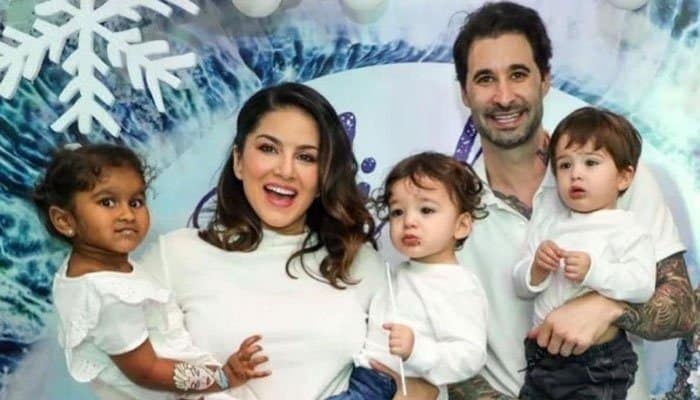 Sunny Leone celebrates 4th birthday of her twins with sweet post