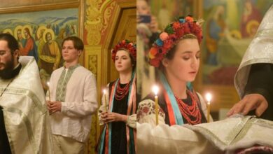 Photo of Even war cannot come in the way of love: Couple marries in Kyiv’s monastery amid air raid sirens