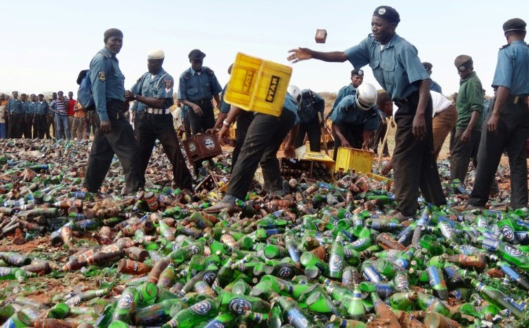 Nigeria Islamic police destroy nearly 4 mn beers