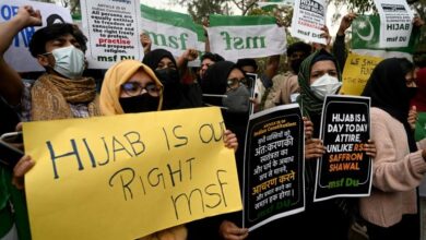 Photo of Schools ordered shut in India as hijab ban protests intensify
