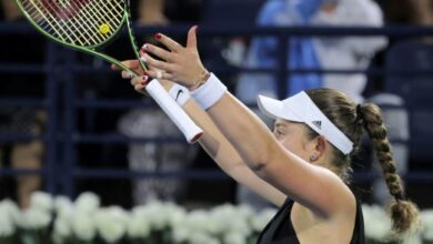 Photo of Ostapenko fights back against Halep to reach Dubai final