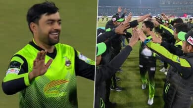 Photo of Rashid Khan receives heartwarming goodbye from Lahore Qalandars
