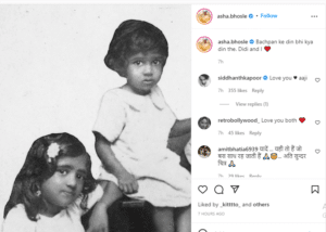 In the memory of Lata Mangeshkar, Asha Bhosle shares childhood pic with legendary singer