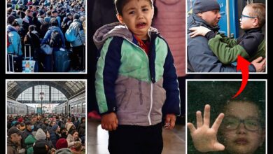 Photo of BYE BYE DADDY Heartbreaking scenes at Ukraine border sees thousands of kids separated from dads