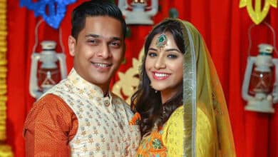Photo of Actress Tasnuva Tisha ties knot with Prince Ashkar today