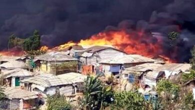 Photo of Fire guts Rohingya camp in Cox’s Bazar