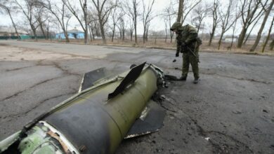 Photo of BATTLE FOR KYIV Russia launches FOURTH day of missile blitz as oil depot is blown up & sky pulses with orange glow