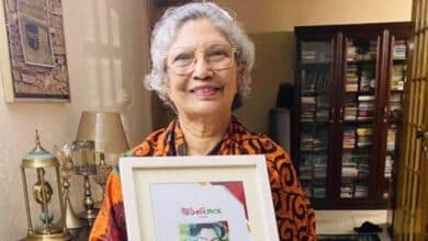 Photo of Ekushey Padak-winning poet Quazi Rosy passed away