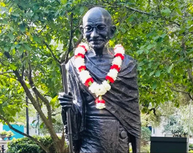 Mahatma Gandhi's statue vandalised in New York