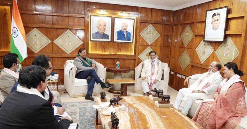 Hasan Mahmud holds talks with Assam CM, governor on trade, culture