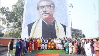Photo of Rajshahi people get Bangabandhu’s largest mural