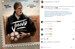 Amitabh Bachchan-starrer ‘Jhund’ to hit theatres on March 4